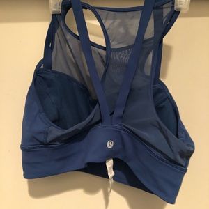Lululemon sports bra. Blue. Like new size 8